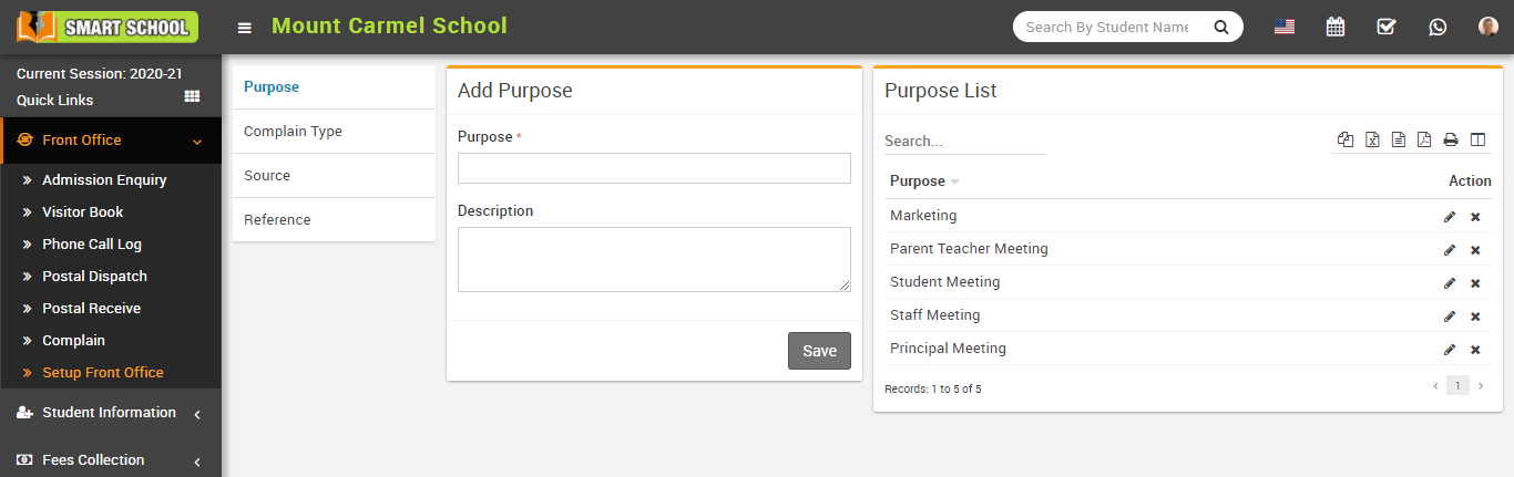 About front office image