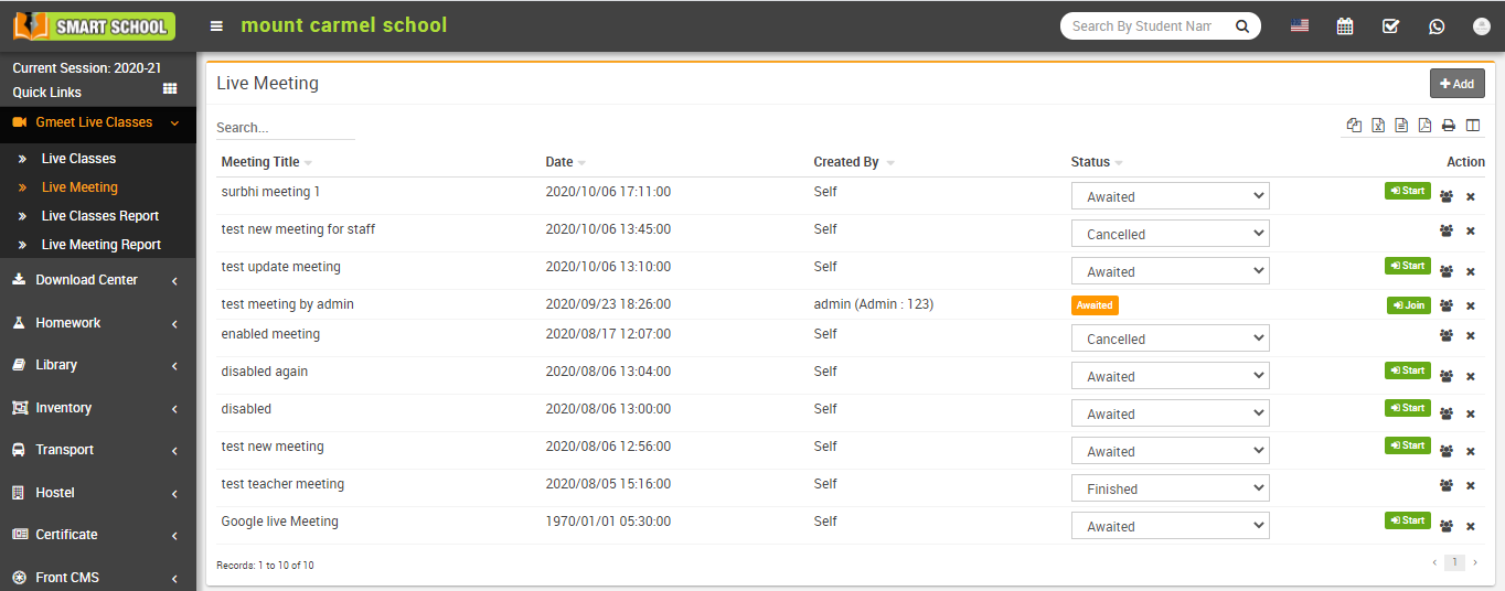 join Gmeet Live Meeting